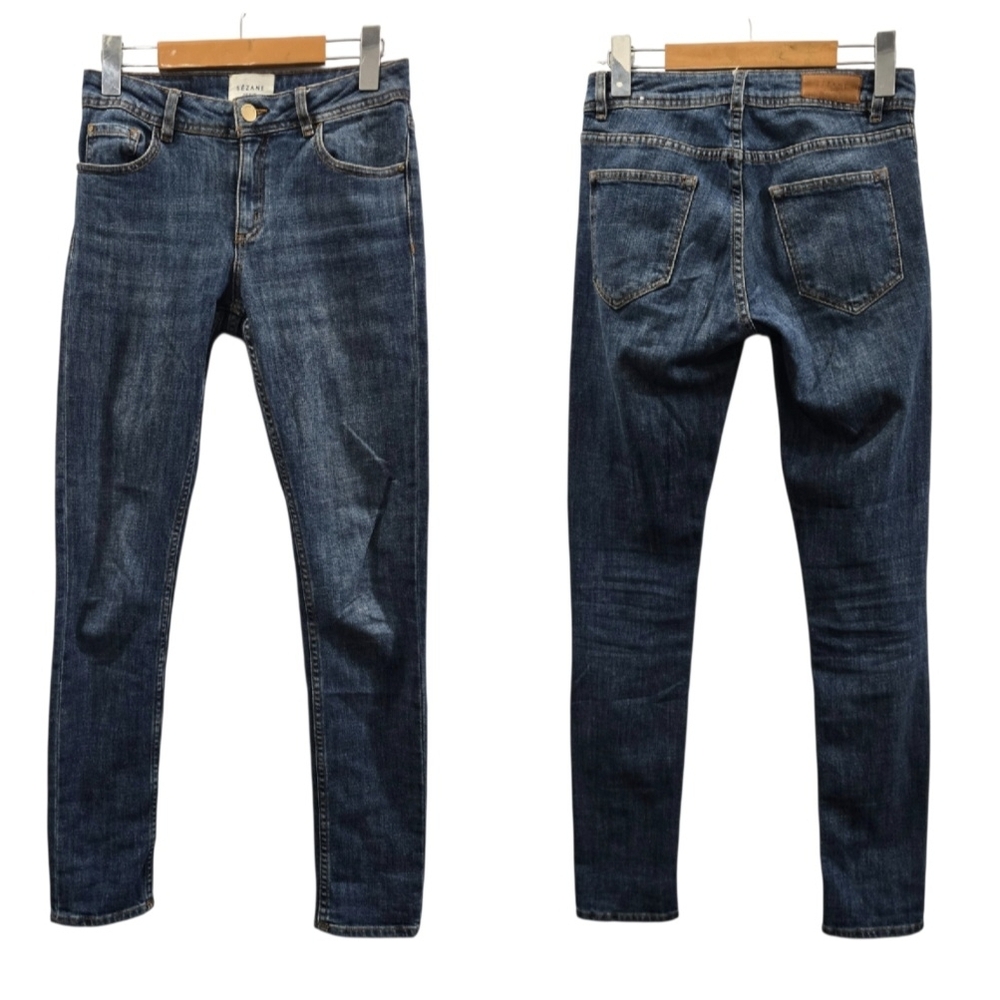 Sézane Slim Parfait (Perfect Slim) Jeans - Denim Blue Size 25 - Picture 8 of 9